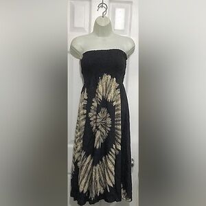 Elegant Black and Cream Women's Dress
